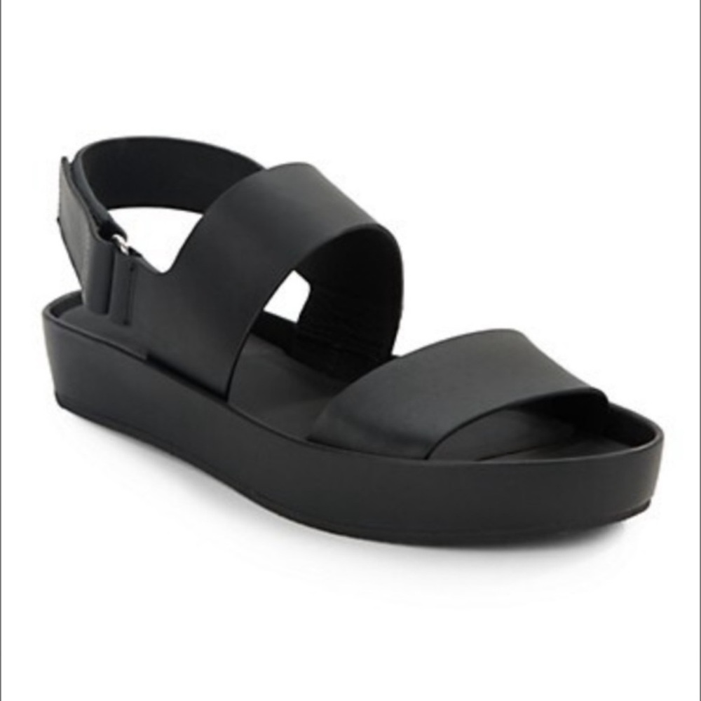Vince Marett Platform Strap Sandal Black Size 8